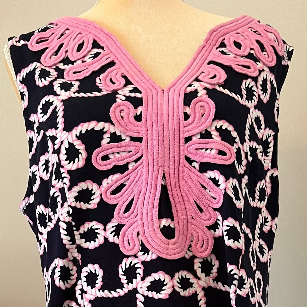 Crown & Ivy Asymmetrical Dress - Pink and Black